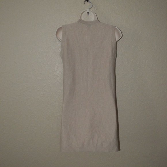Sz XS Vince Tan Cashmere Sleeveless Tunic Sweater Top - Picture 5 of 6